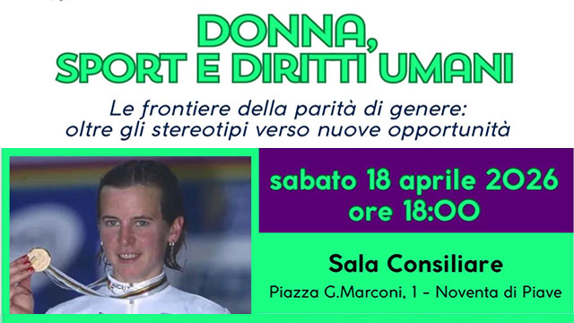 NOVENTA DI PIAVE, DONNA E SPORT: INCONTRO SU DIRITTI E PARITÀ DI GENERE NELLE “GIORNATE DELLA SALUTE”