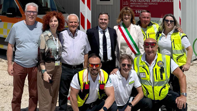ERACLEA, INAUGURATA LA NUOVA POSTAZIONE DI EMERGENZA TERRITORIALE: AMBULANZA OPERATIVA TUTTI I GIORNI E MEDICO DEDICATO IN ESTATE